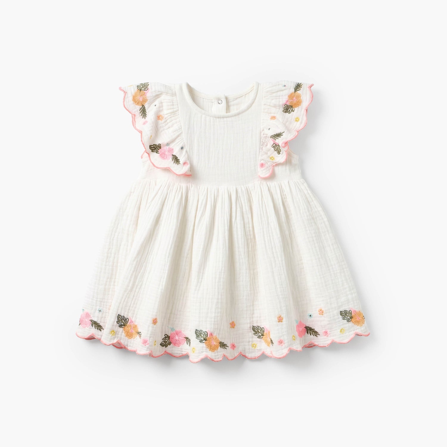 Juniors Round Neck Sleeveless Knee Length Dress with Bloomers