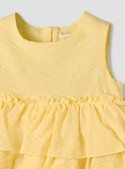 Juniors Round Neck Sleeveless Dress with Ruffles-baby-girls-clothing-dressesandjumpsuits-image-5