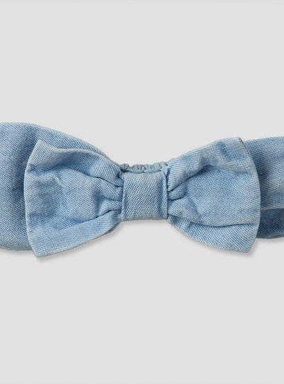 Juniors Round Neck Sleeveless Knee Length A-line Denim Dress with Headband-baby-girls-clothing-dressesandjumpsuits-image-9