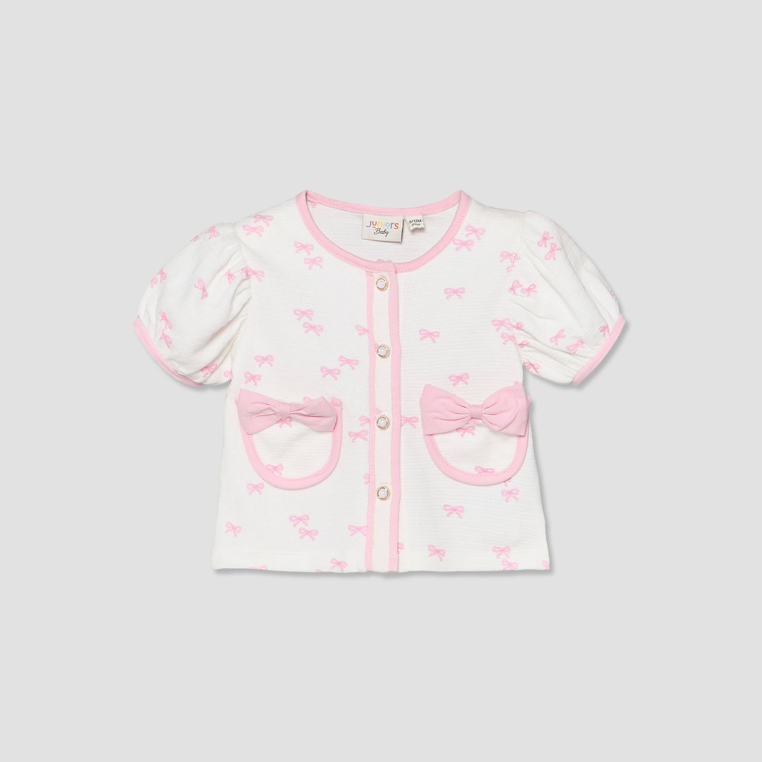 Set of 3 Juniors Clothing Gift Set with Bow Print