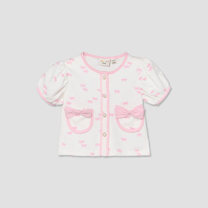 Set of 3 Juniors Clothing Gift Set with Bow Print