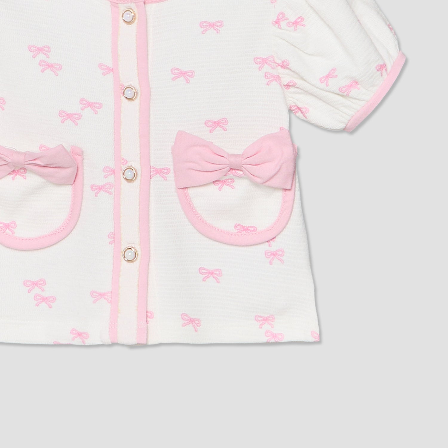 Set of 3 Juniors Clothing Gift Set with Bow Print