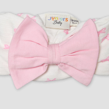 Set of 3 Juniors Clothing Gift Set with Bow Print