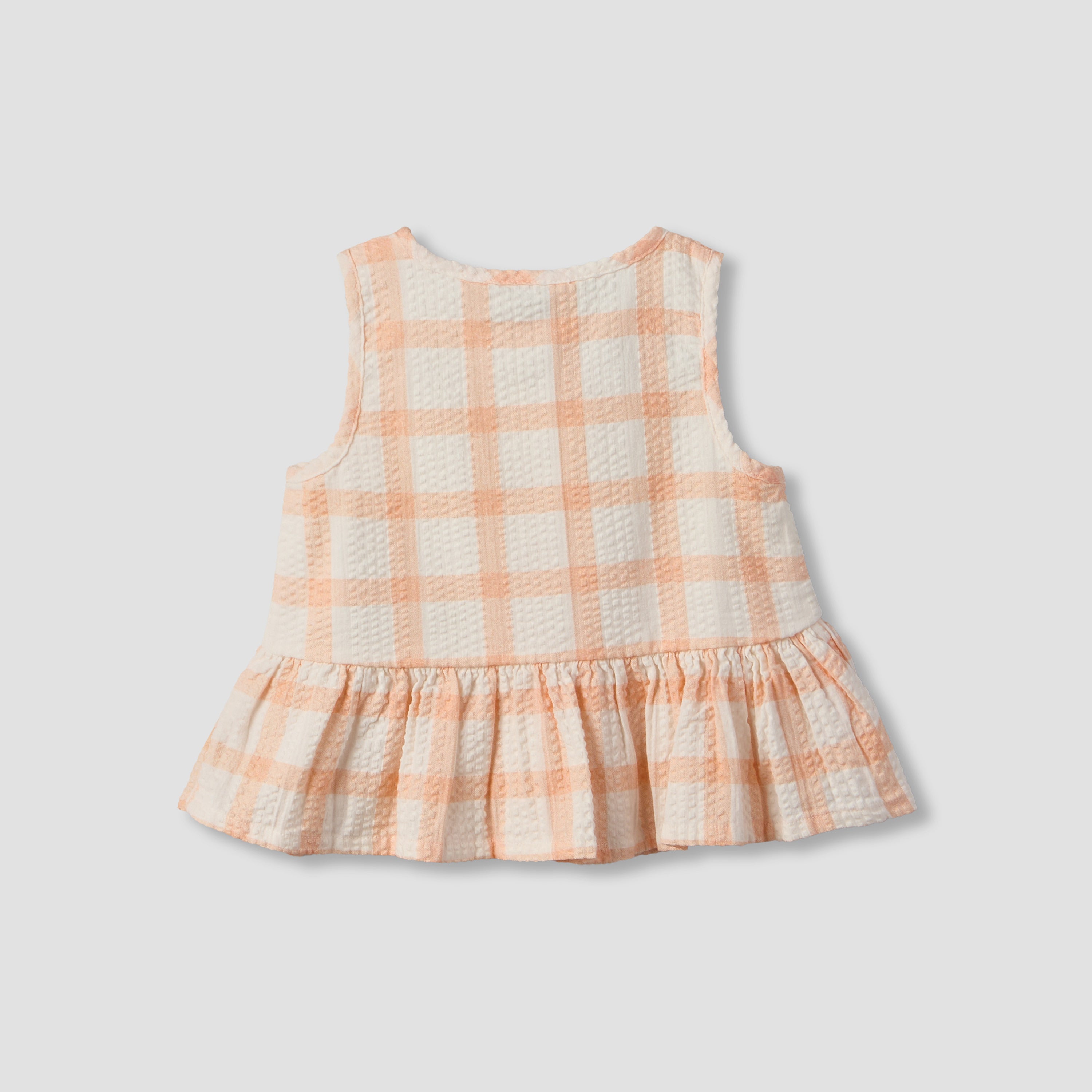 Juniors Round Neck Sleeveless Top and Shorts Set with Floral Applique