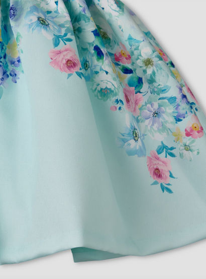 Junior Round Neck Short Sleeves Prom Dress with Bloomers-baby-girls-clothing-dressesandjumpsuits-image-7