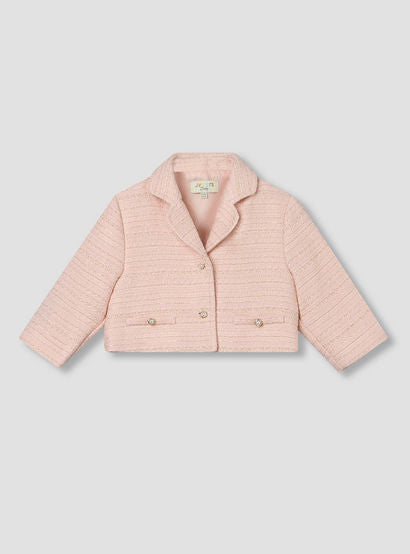 Juniors Sleeveless A-line Dress and Blazer Set with Textured Design-baby-girls-clothing-dressesandjumpsuits-image-4