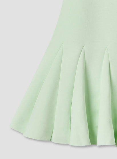 Juniors Round Neck Sleeveless Dress with Bow Accent-baby-girls-clothing-dressesandjumpsuits-image-5