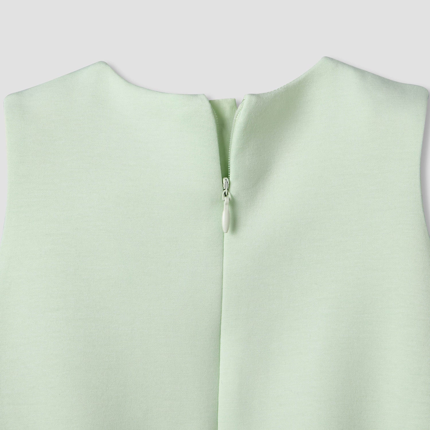 Juniors Round Neck Sleeveless Dress with Bow Accent