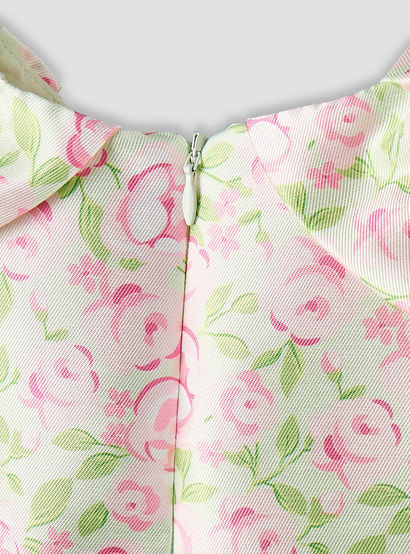 Juniors Round Neck Sleeveless A-line Dress with Floral Print-baby-girls-clothing-dressesandjumpsuits-image-4