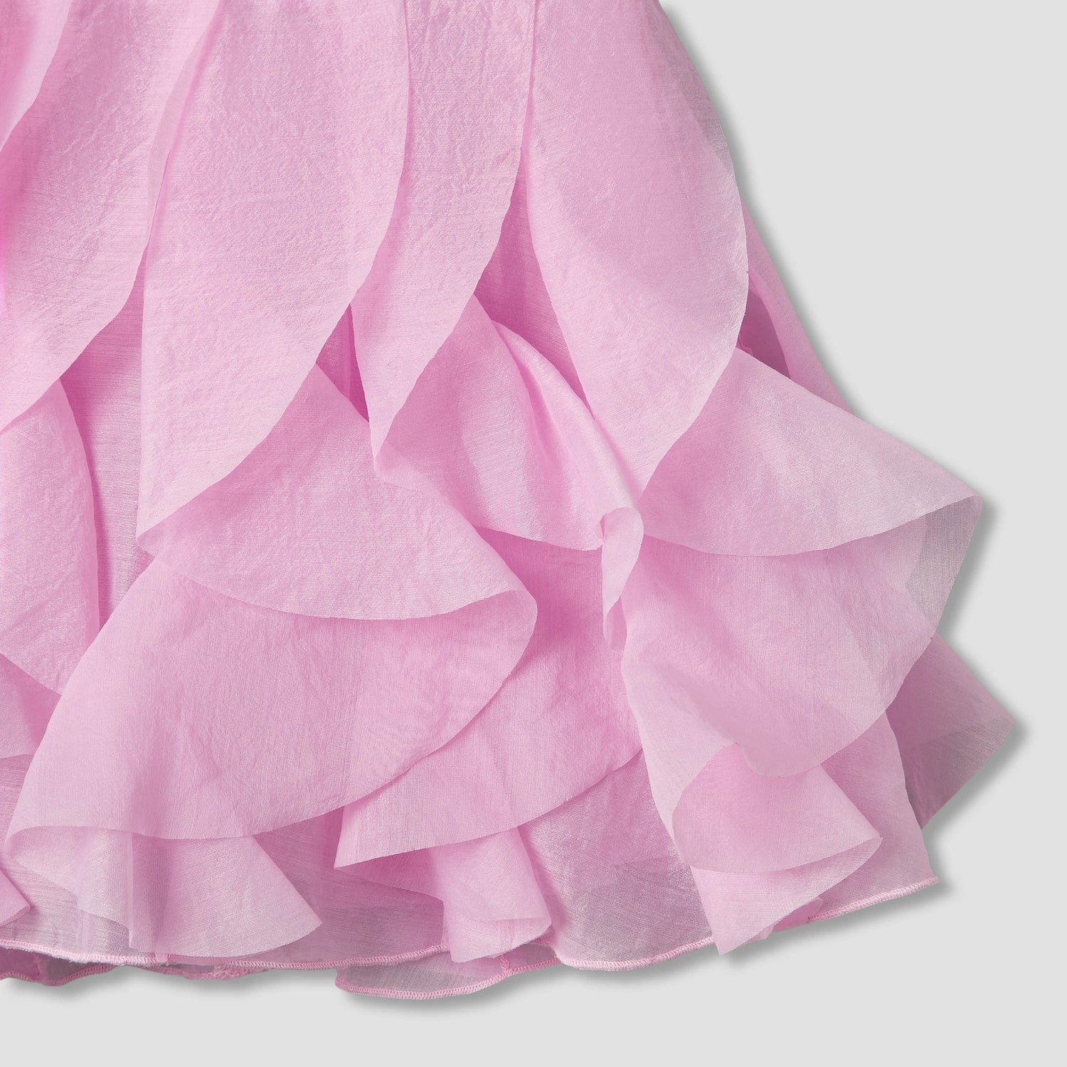 Juniors Round Neck Sleeveless Dress with Ruffles