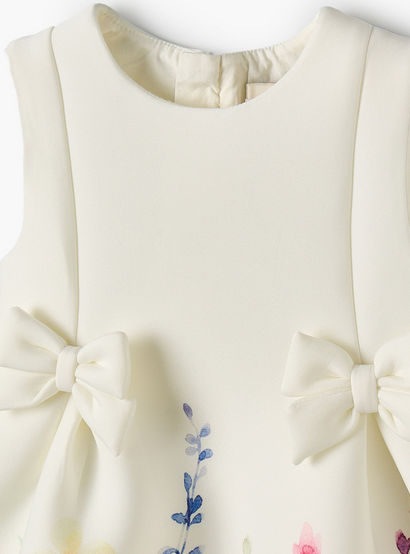 Juniors Round Neck Sleeveless Dress with Floral Print-baby-girls-clothing-dressesandjumpsuits-image-4