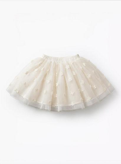 Juniors V-neck Sleeveless Top and Skirt Set with 3D Floral Applique-baby-girls-clothing-setsandcoords-image-4