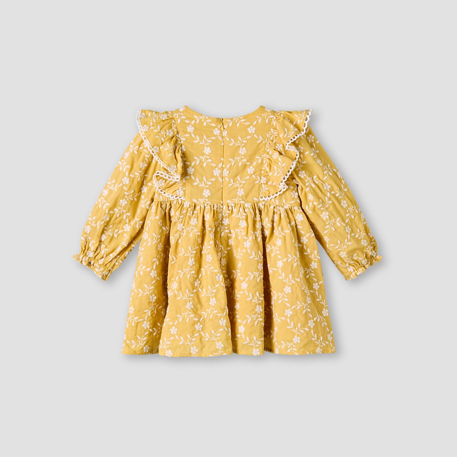 Giggles Round Neck Long Sleeve Dress with Hairband