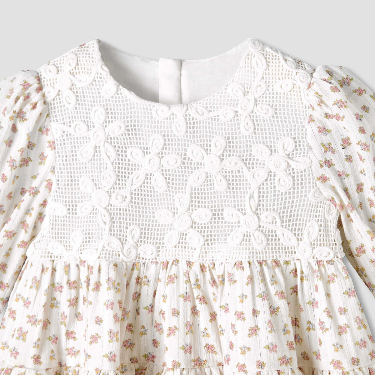 Giggles Round Neck Long Sleeve Dress with Hairband