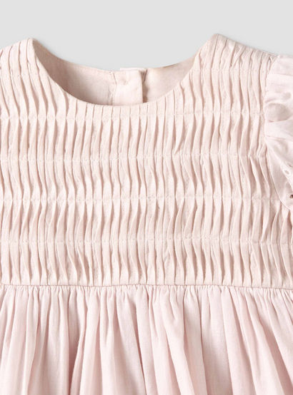 Giggles Round Neck Short Sleeves A-line Dress with Bloomers-baby-girls-clothing-dressesandjumpsuits-image-6