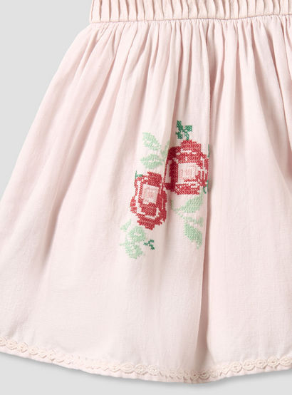 Giggles Round Neck Short Sleeves A-line Dress with Bloomers-baby-girls-clothing-dressesandjumpsuits-image-7