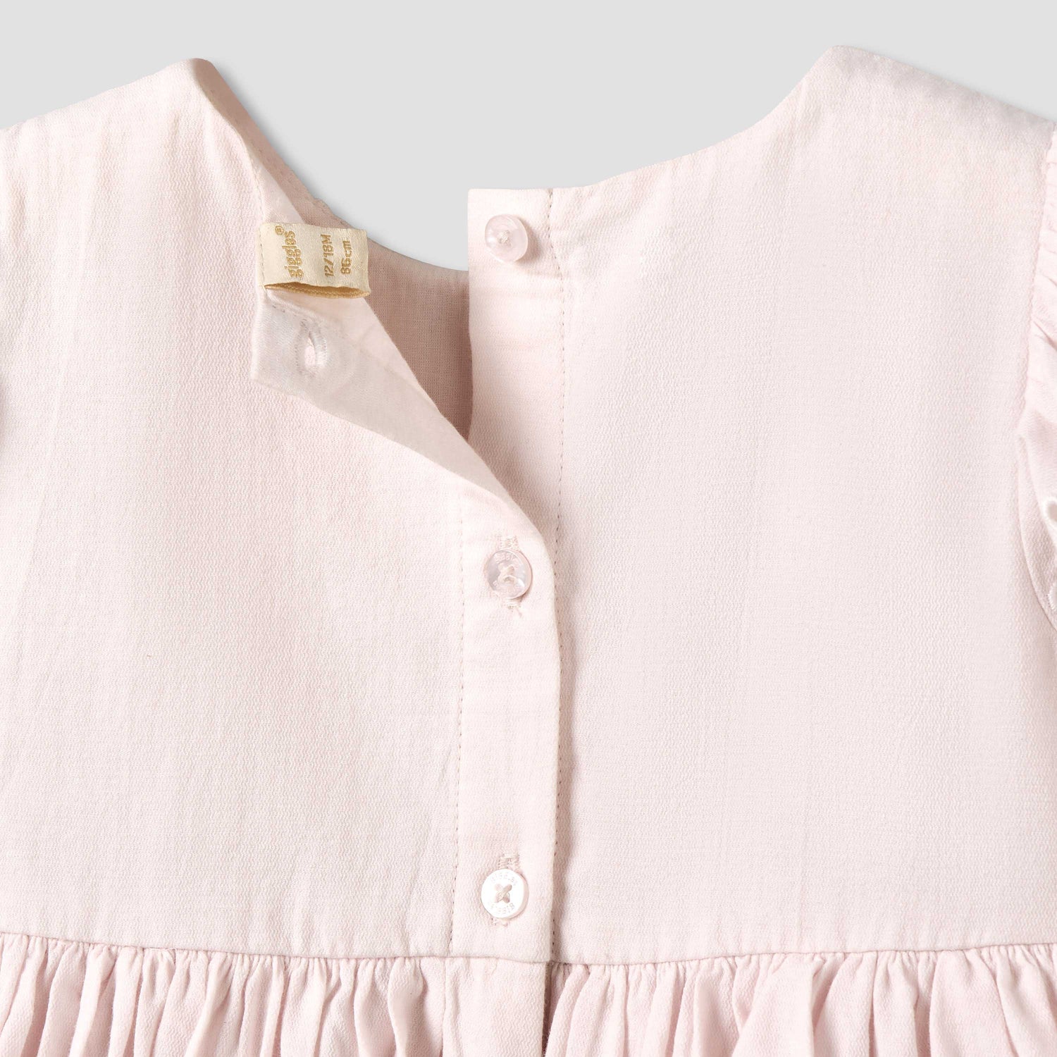 Giggles Round Neck Short Sleeves A-line Dress with Bloomers