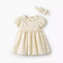 Giggles Round Neck Short Sleeve Dress with Hairband