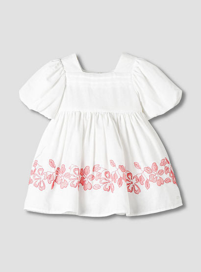 Giggles Square Neck Short Sleeves A-line Dress with Headband-baby-girls-clothing-dressesandjumpsuits-image-3