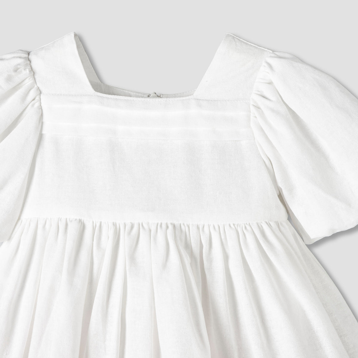 Giggles Square Neck Short Sleeves A-line Dress with Headband