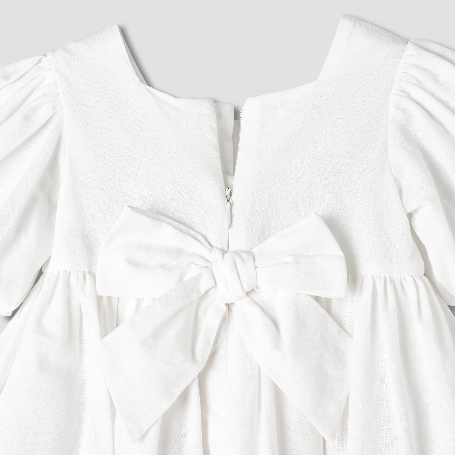 Giggles Square Neck Short Sleeves A-line Dress with Headband