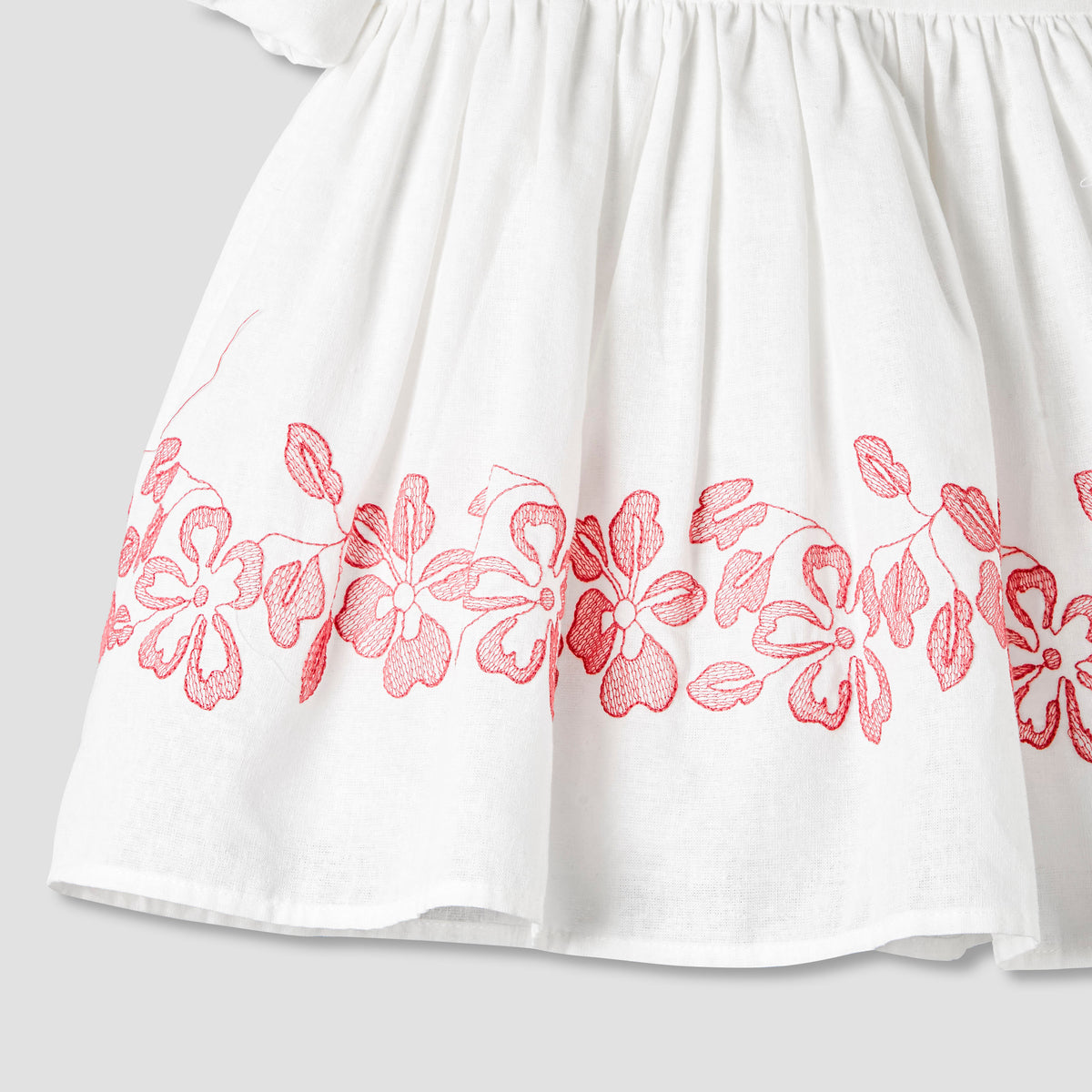 Giggles Square Neck Short Sleeves A-line Dress with Headband