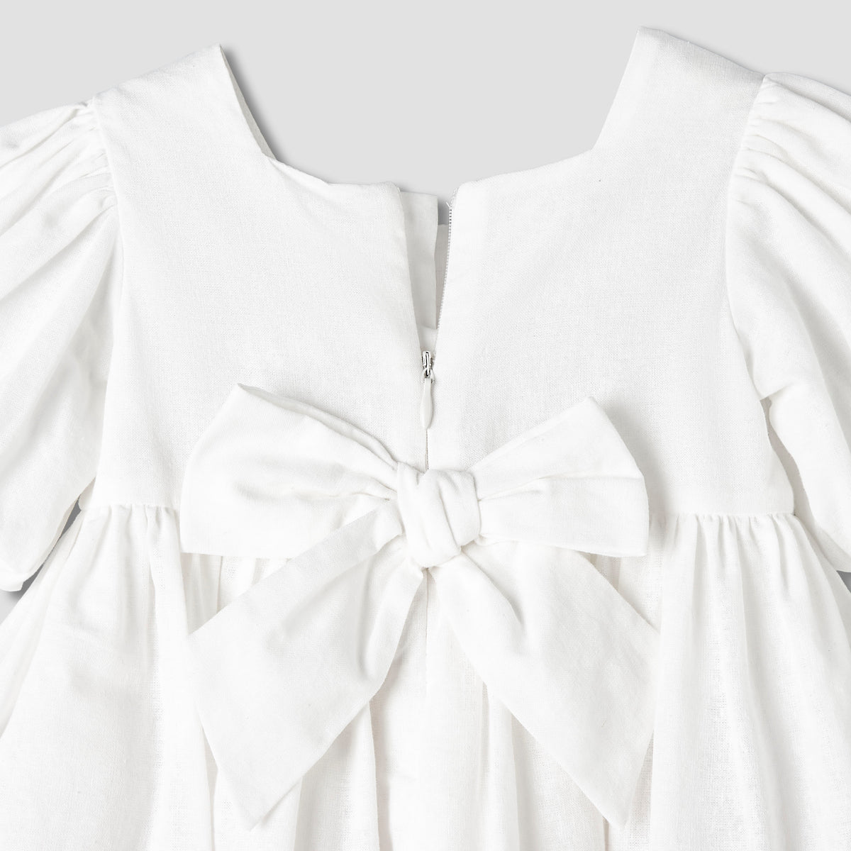 Giggles Square Neck Short Sleeves A-line Dress with Headband