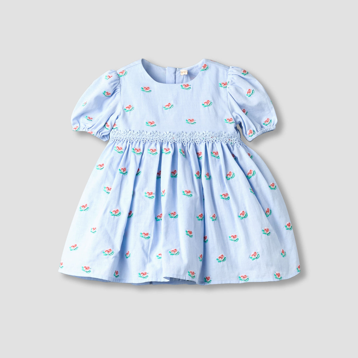 Giggles Round Neck Short Sleeve Dress with Bloomers