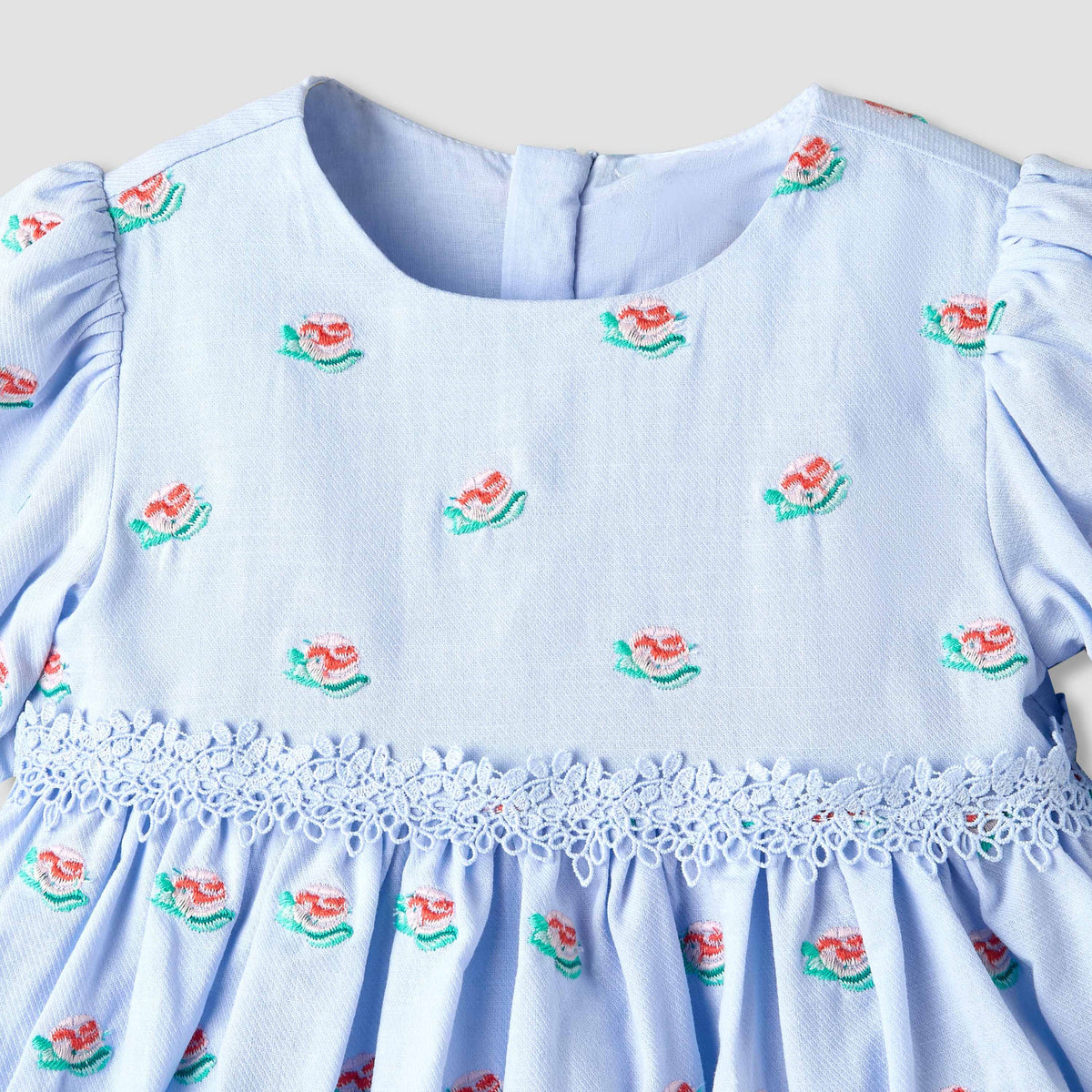 Giggles Round Neck Short Sleeve Dress with Bloomers