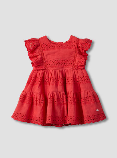 Giggles Round Neck Sleeveless Knee-Length Dress with Hairband-baby-girls-clothing-dressesandjumpsuits-image-3