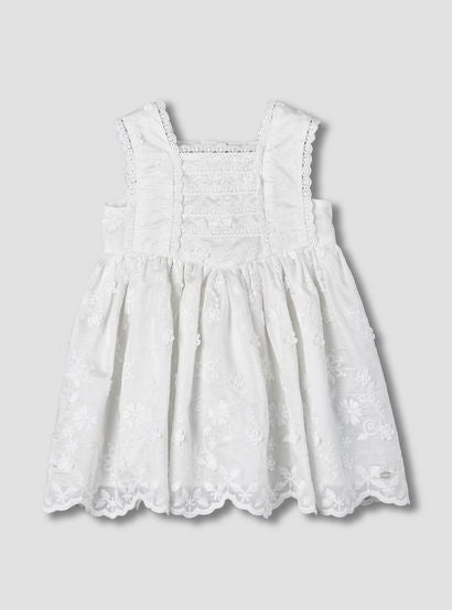 Giggles Square Neck Sleeveless A-line Dress with Lace Design-baby-girls-clothing-dressesandjumpsuits-image-2