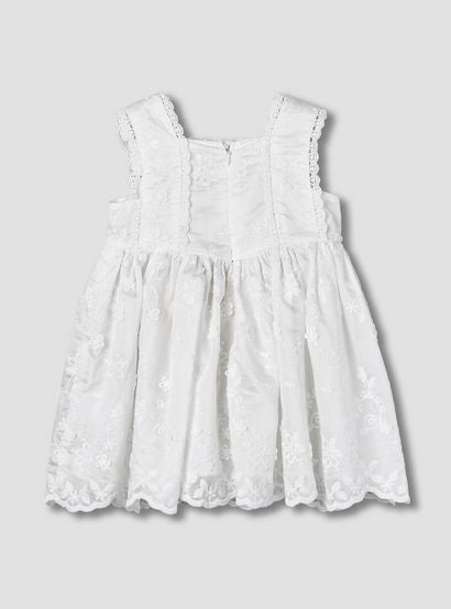 Giggles Square Neck Sleeveless A-line Dress with Lace Design-baby-girls-clothing-dressesandjumpsuits-image-3