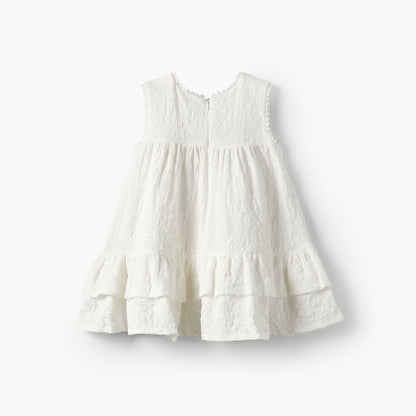 Giggles Round Neck Sleeveless Knee Length A-Line Dress with Bloomers