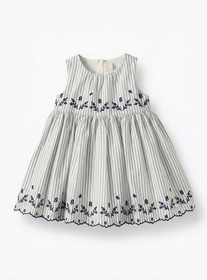 Giggles Round Neck Sleeveless Dress with Embroidery-baby-girls-clothing-dressesandjumpsuits-image-2