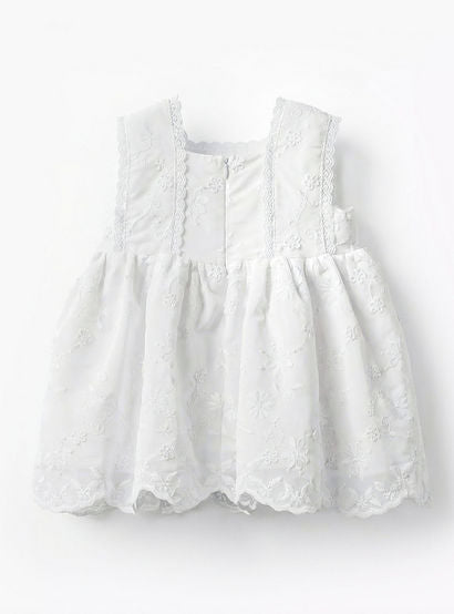Giggles Square Neck Sleeveless A-line Dress with Floral Embroidery-baby-girls-clothing-dressesandjumpsuits-image-3