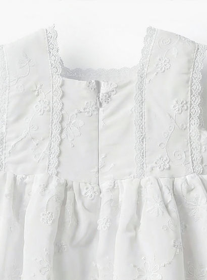 Giggles Square Neck Sleeveless A-line Dress with Floral Embroidery-baby-girls-clothing-dressesandjumpsuits-image-5