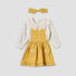 Set of 3 Giggles Clothing Gift Set with Embroidered Detail - Yellow / 12-18 mths