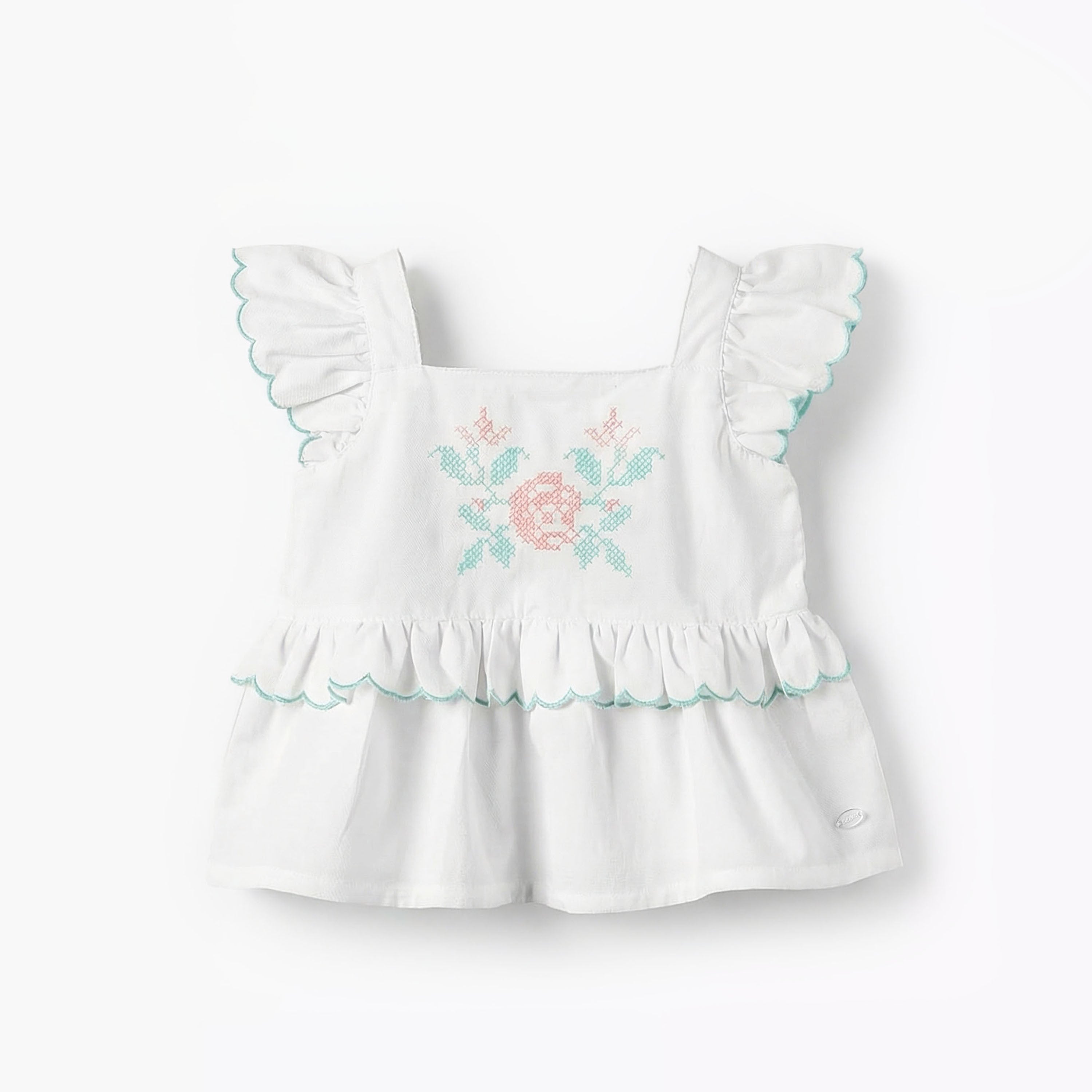 Giggles Square Neck Sleeveless Top and Shorts Set with Headband