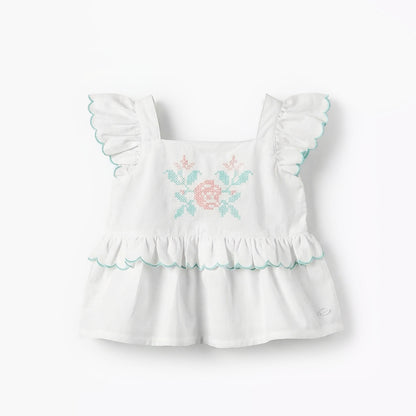 Giggles Square Neck Sleeveless Top and Shorts Set with Headband