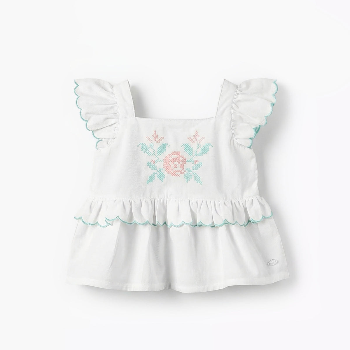 Giggles Square Neck Sleeveless Top and Shorts Set with Headband