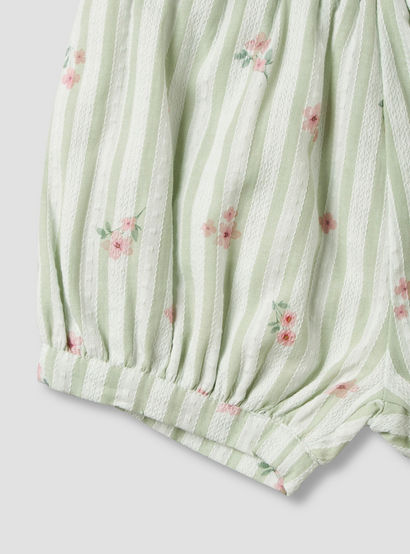 Giggles Square Neck Straps Sleeve Top and Shorts Set with Floral Print-baby-girls-clothing-setsandcoords-image-10