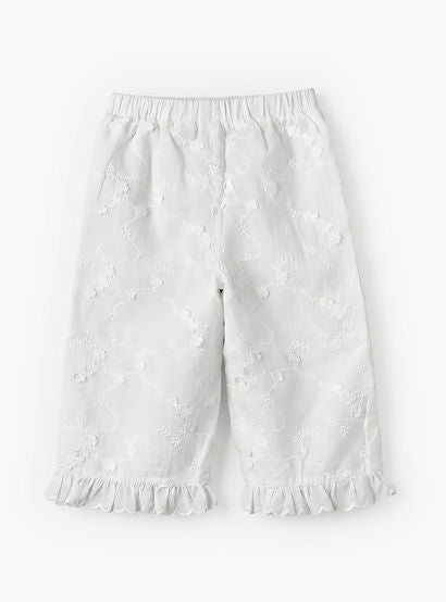 Giggles Round Neck Short Sleeves Top and Pants Set with Floral Embroidery-baby-girls-clothing-setsandcoords-image-6