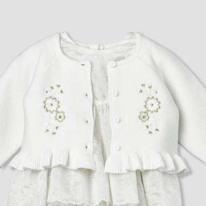 Set of 3 Giggles Clothing Gift Set with Floral Embroidery