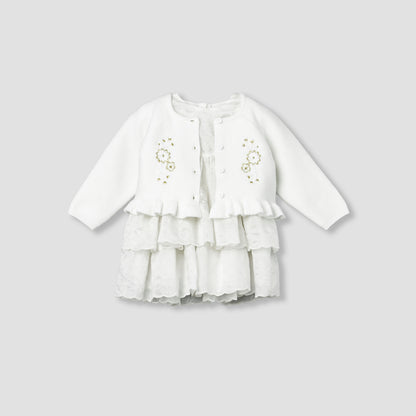 Set of 3 Giggles Clothing Gift Set with Floral Embroidery