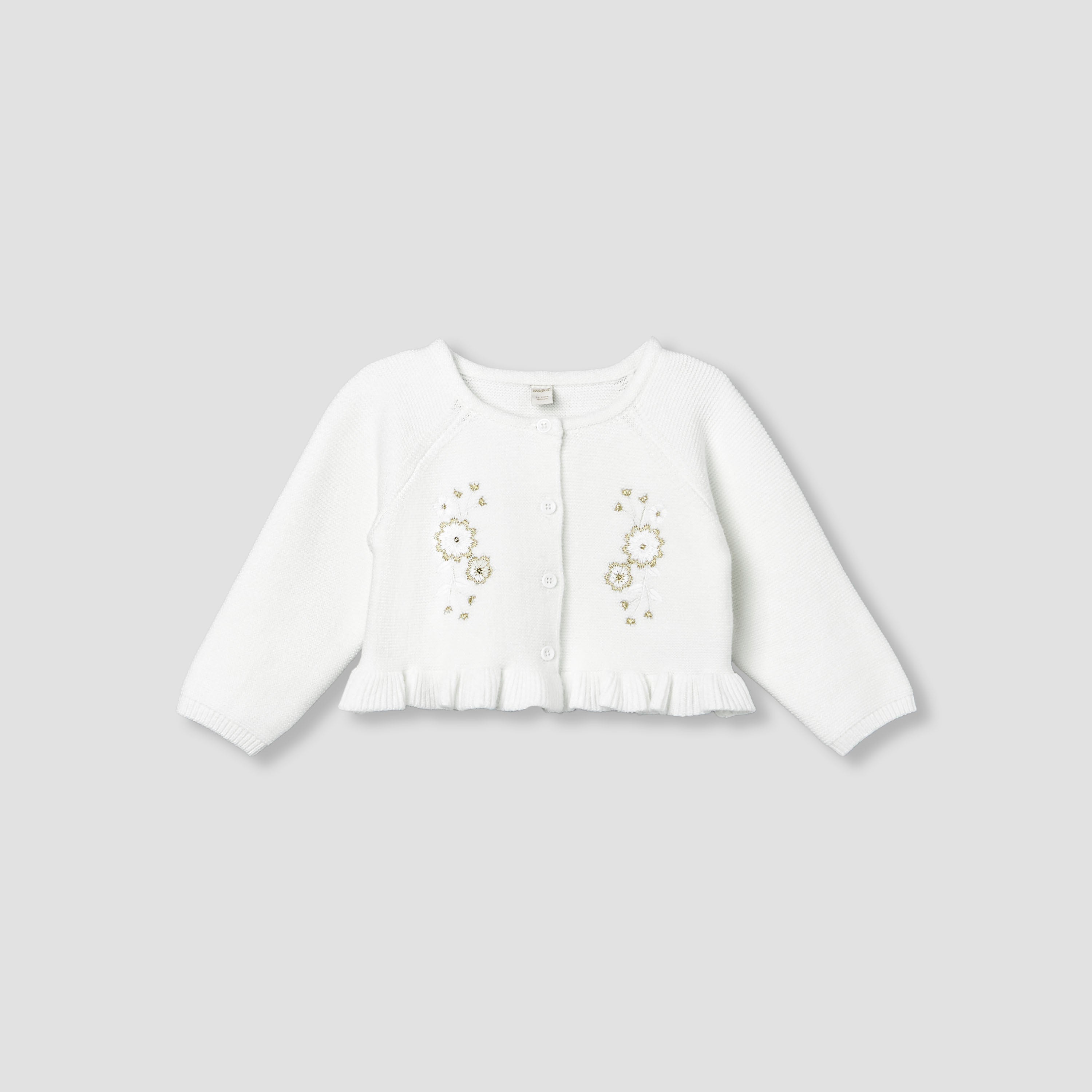Set of 3 Giggles Clothing Gift Set with Floral Embroidery