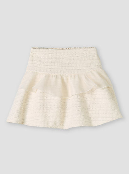 Giggles Crew Neck Short Sleeves Top and Skirt Set with Ruffle Detail-baby-girls-clothing-setsandcoords-image-4