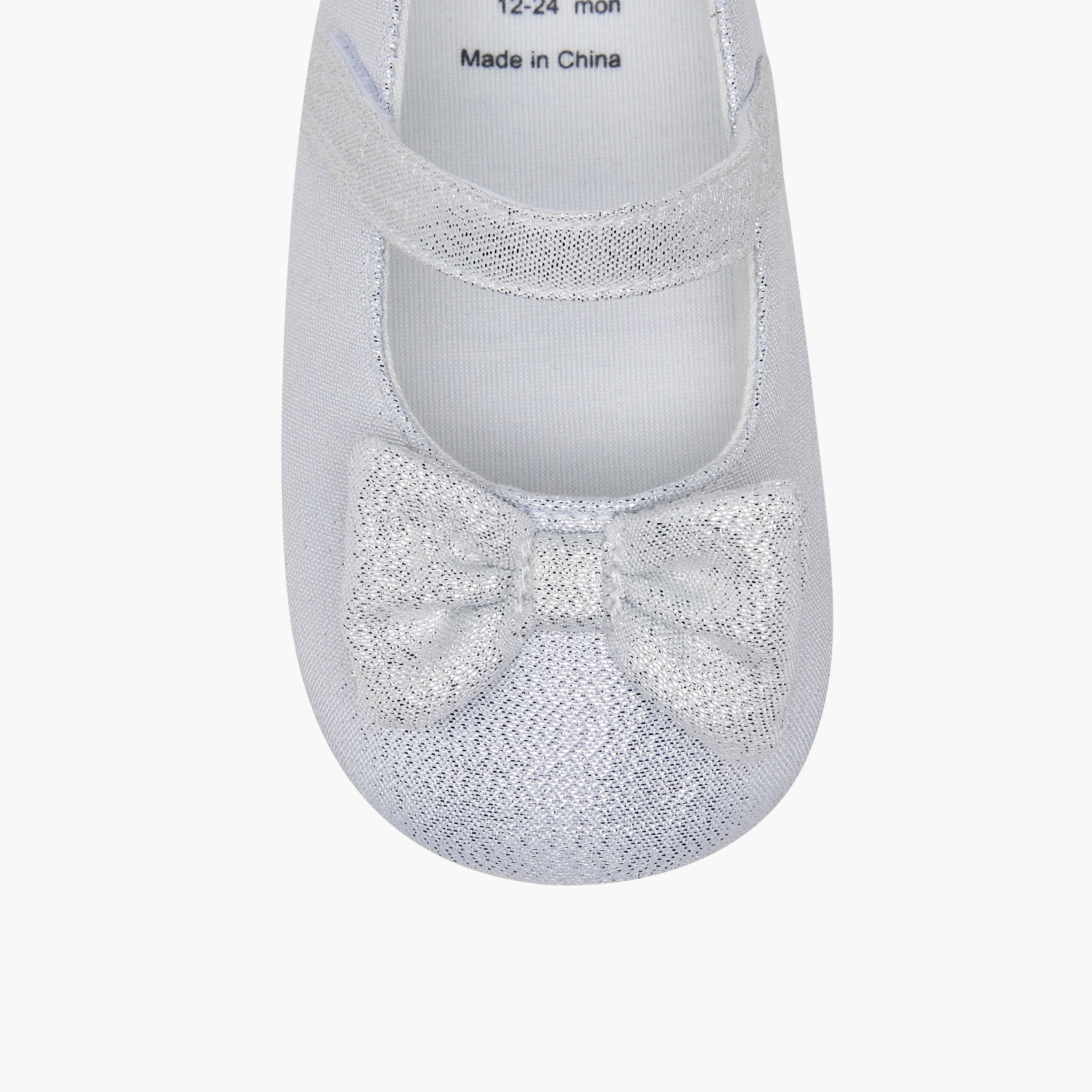Giggles Booties with Bow Accent