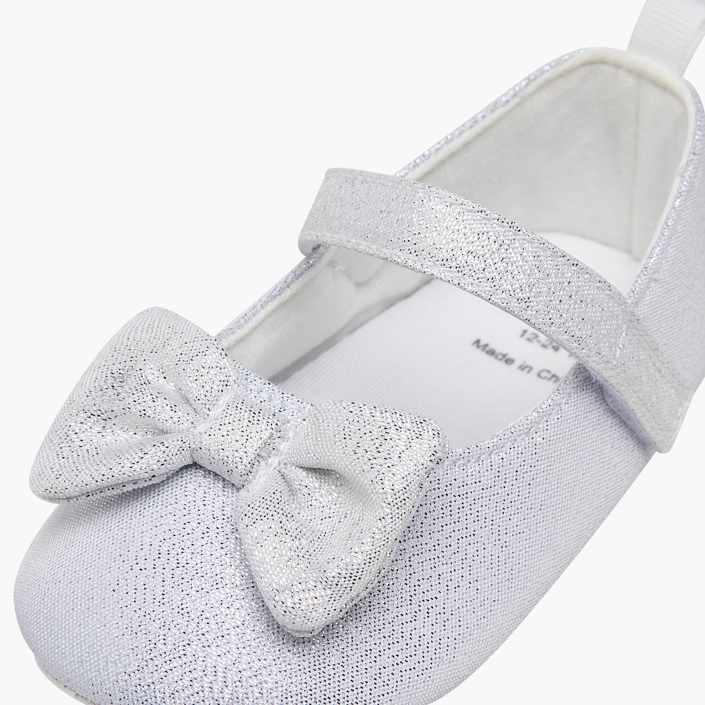Giggles Booties with Bow Accent