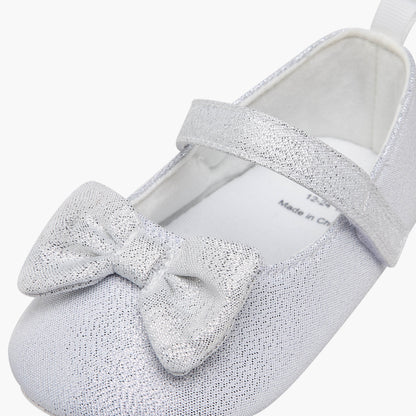 Giggles Booties with Bow Accent