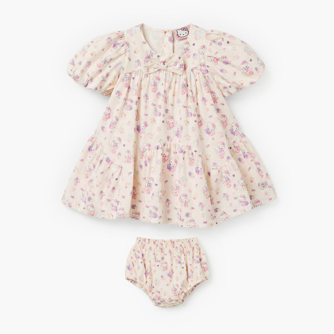 Sanrio Round Neck Short Sleeve Dress with Bloomers